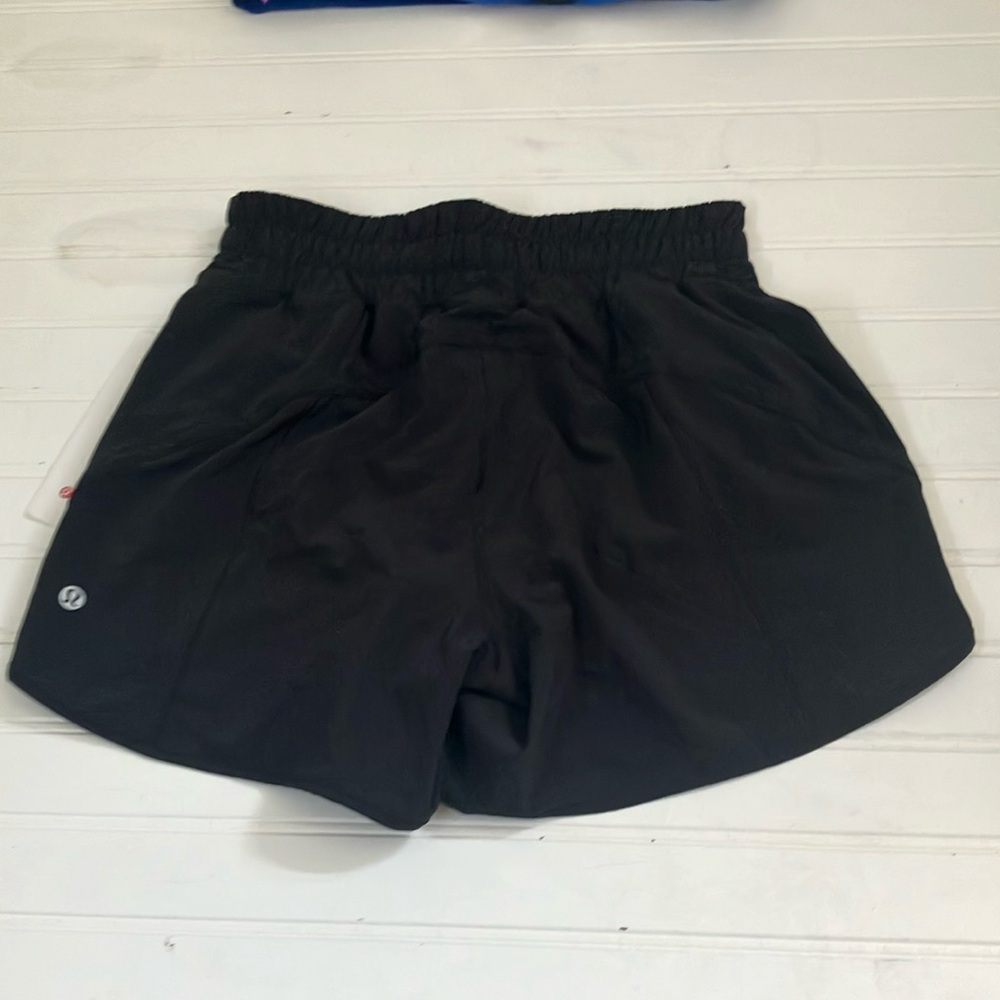 Lululemon Athletica Track That Black Medium Rise Athletic Shorts - Picture 7 of 7
